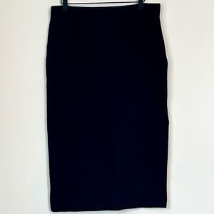 NWT Express Body Contour Sweater Pencil Black Skirt - Size: Large
